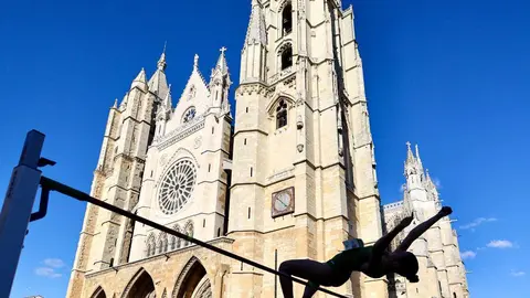 Quinta edición de “Atletismo en la calle” en León. Foto: Campillo