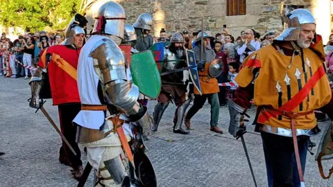 Ponferrada revivió este sábado las Revueltas Irmandiñas con una espectacular recreación histórica. Foto: Ayto. Ponferrada