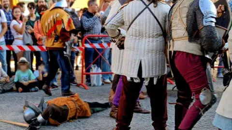 Ponferrada revivió este sábado las Revueltas Irmandiñas con una espectacular recreación histórica. Foto: Ayto. Ponferrada