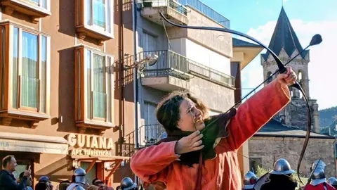Ponferrada revivió este sábado las Revueltas Irmandiñas con una espectacular recreación histórica. Foto: Ayto. Ponferrada