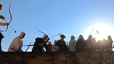 Ponferrada revivió este sábado las Revueltas Irmandiñas con una espectacular recreación histórica. Foto: Ayto. Ponferrada