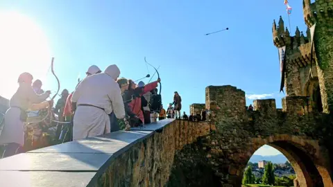 Ponferrada revivió este sábado las Revueltas Irmandiñas con una espectacular recreación histórica. Foto: Ayto. Ponferrada