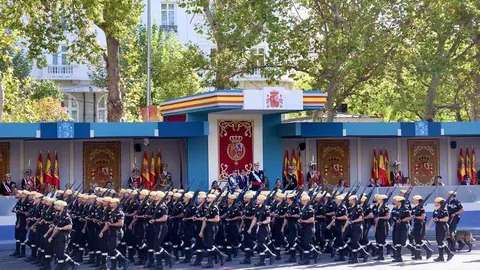Mañueco y Pollán acuden a los actos de la Fiesta Nacional. Foto: Juan Lázaro
