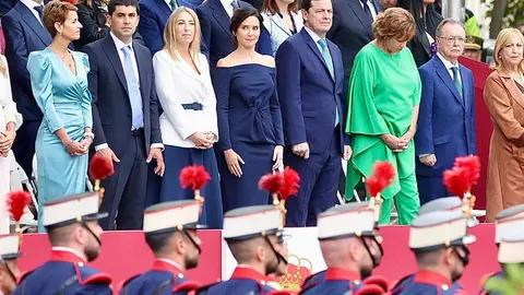 Mañueco y Pollán acuden a los actos de la Fiesta Nacional.