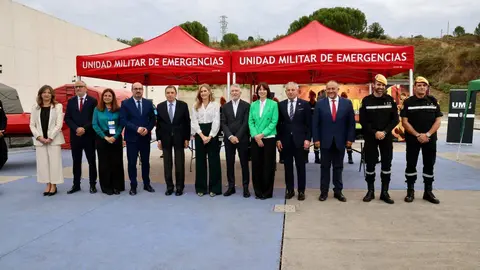 La vicepresidenta tercera del Gobierno y ministra para la Transición Ecológica y el Reto Demográfico, Sara Aagesen Muñoz, abre la Convención por un Pacto de Estado frente a la Emergencia Climática que se celebra en Ponferrada, acompañada por la ministra de Ciencia, Innovación y Universidades, Diana Morant; el ministro de Agricultura, Pesca y Alimentación, Luis Planas; el ministro del Interior, Fernando Grande Marlaska y el delegado del Gobierno, Nicanor Sen, entre otras autoridades. Reportaje gráfico: Campillo
