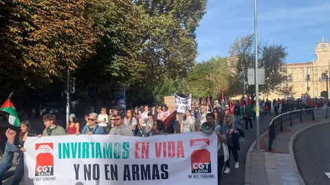 Manifestación en León en 15-O contra la 