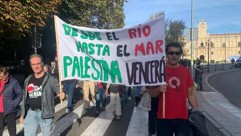 Manifestación en León en 15-O contra la 