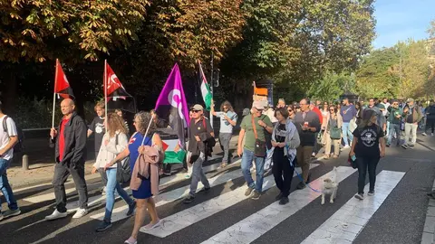 Manifestación en León en 15-O contra la 