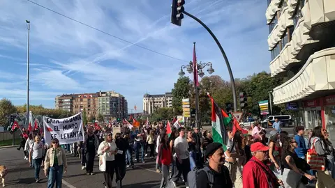 Manifestación en León en 15-O contra la 