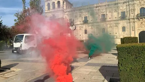 Manifestación en León en 15-O contra la 
