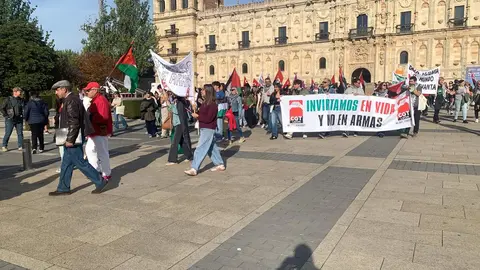 Manifestación en León en 15-O contra la 