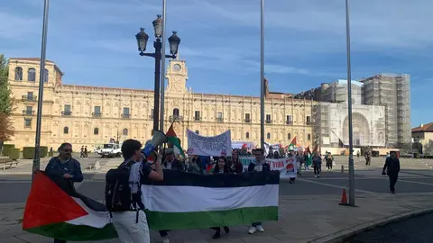 Manifestación en León en 15-O contra la 