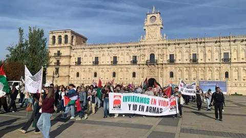 Manifestación en León en 15-O contra la 