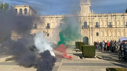 Manifestación en León en 15-O contra la 