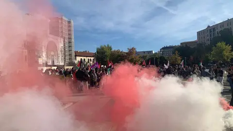 Manifestación en León en 15-O contra la 