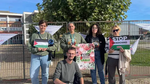 Protestas lideradas por CCOO ante centros de trabajo de León. Foto: CCOO