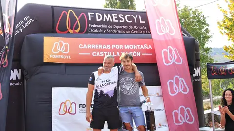 Ganadores del V Trail de la Castaña. Foto: Jesu Arias.