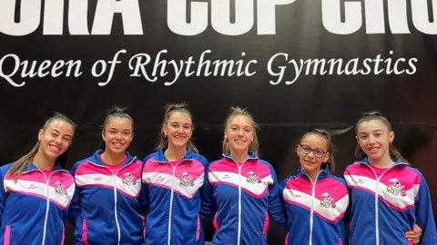 Representación del Club Ritmo en Croacia.