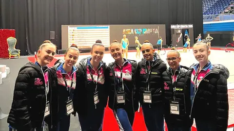 Representación del Club Ritmo en Croacia.