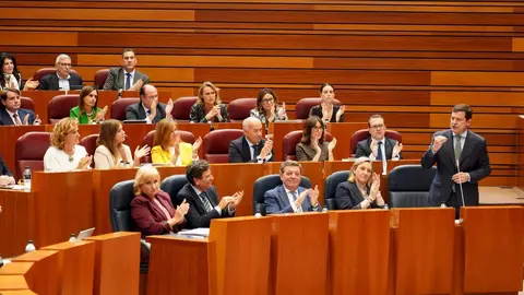 Primera sesión del pleno de las Cortes de Castilla y León, que comienza con las preguntas de control al Ejecutivo. Fotos: Leticia Pérez
