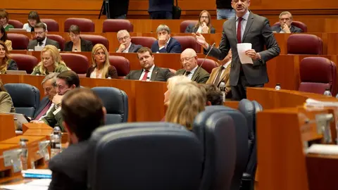 Primera sesión del pleno de las Cortes de Castilla y León, que comienza con las preguntas de control al Ejecutivo. Fotos: Leticia Pérez