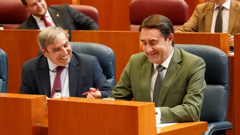 Primera sesión del pleno de las Cortes de Castilla y León, que comienza con las preguntas de control al Ejecutivo. Fotos: Leticia Pérez