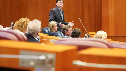 Primera sesión del pleno de las Cortes de Castilla y León, que comienza con las preguntas de control al Ejecutivo. Fotos: Leticia Pérez