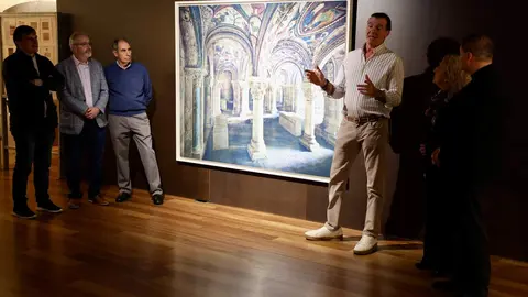 Acto de inauguración de la exposición temporal ‘El Panteón Real a través de las miradas’, organizada con motivo de la inauguración del Museo de la FAO en Roma, donde España está representada por el Calendario Agrícola de San Isidoro. Fotos: Campillo