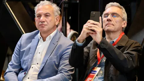 La secretaria de Organización y Acción Electoral del PSOE, Rebeca Torró; el secretario general del PSCyL, Carlos Martínez y el secretario provincial del PSOE en León, Javier Alfonso Cendón, inauguran las Jornadas del PSOE 'Atrévete a construir futuro en Castilla y León'. Foto: Campillo