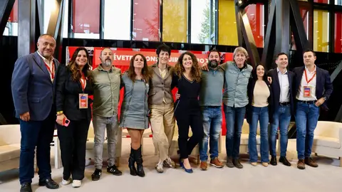 Mesa Transformación social y administración pública: los fondos europeos como motor de modernización’ con la presencia de la ministra de Inclusión, Seguridad Social y Migraciones, Elena Saiz Delgado, moderada por la portavoz en las Cortes de Castilla y León, Patricia Gómez. Foto: Campillo