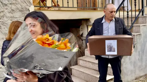 Funeral por Jesús Guerrero, este sábado en Horta, Corullón. Foto: ARMH