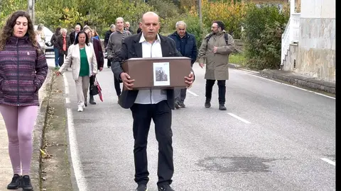Funeral por Jesús Guerrero, este sábado en Horta, Corullón. Foto: ARMH