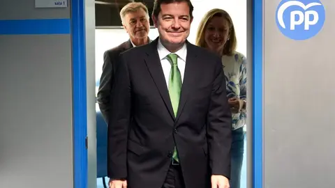 El presidente del Partido Popular de Castilla y León, Alfonso Fernández Mañueco, clausura la Junta Directiva Autonómica. Fotos: Miriam Chacón