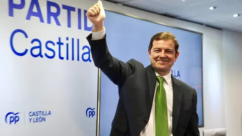 El presidente del Partido Popular de Castilla y León, Alfonso Fernández Mañueco, clausura la Junta Directiva Autonómica. Fotos: Miriam Chacón