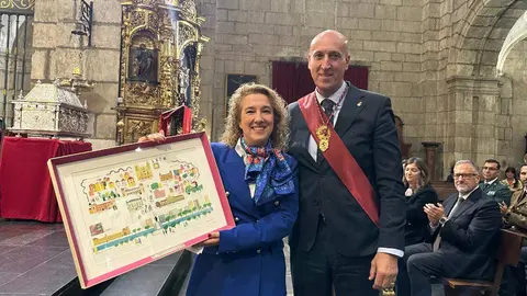 Celebración de una misa con motivo de la festividad de San Marcelo, patrón de la ciudad, a la que asiste la corporación municipal, encabezada por alcalde de León, y el presidente de las Cortes de Castilla y León, Carlos Pollán. Fotos: Peio García  AytoLeón