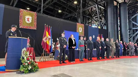 La Policía Local del Ayuntamiento de León ha celebrado este miércoles la festividad de su patrón, San Marcelo, con un acto solemne en el Palacio de Exposiciones presidido por el alcalde de la ciudad, José Antonio Diez. Fotos: AytoLeon