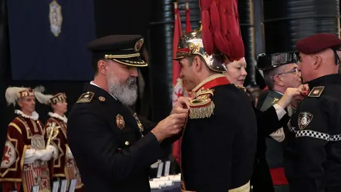 La Policía Local del Ayuntamiento de León ha celebrado este miércoles la festividad de su patrón, San Marcelo, con un acto solemne en el Palacio de Exposiciones presidido por el alcalde de la ciudad, José Antonio Diez. Fotos: Peio García