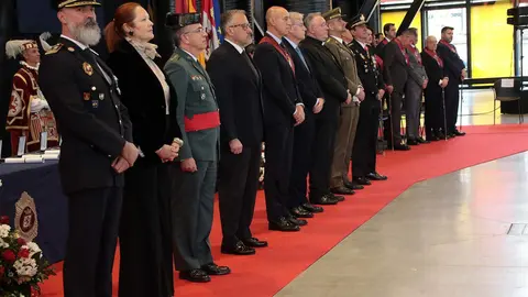 La Policía Local del Ayuntamiento de León ha celebrado este miércoles la festividad de su patrón, San Marcelo, con un acto solemne en el Palacio de Exposiciones presidido por el alcalde de la ciudad, José Antonio Diez. Fotos: Peio García