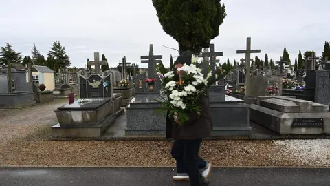Miles de leoneses acuden a los cementerios para honrar a sus seres queridos en el Día de Todos los Santos. A pesar de la lluvia matutina, los camposantos de León y su provincia registran una afluencia masiva de familiares y visitantes que recuerdan a los fallecidos. Fotos: Peio García