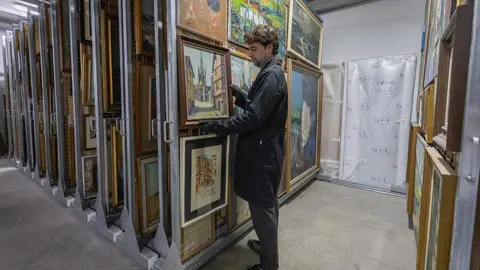 Fundos Estudio, el pionero y flamante centro logístico para la gestión integral de arte ya está plenamente operativo en Trobajo del Camino. Foto: Fundos