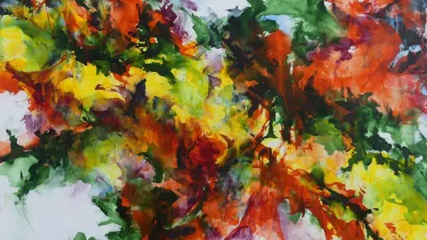 Una de las pintura de Juan Rafael que forman parte de la muestra. Foto: Cedida Juan Rafael