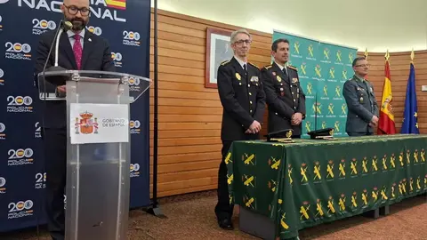 El salón de actos de la Inspección Provincial de Trabajo y Seguridad Social acogió este viernes la entrega de 17 reconocimientos a profesionales de la seguridad privada en León.