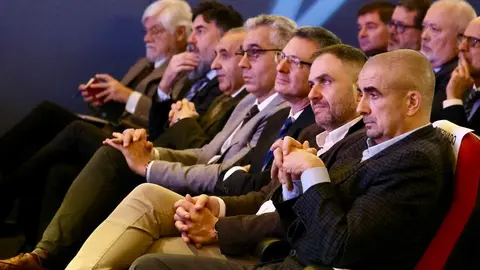 La Fundación MonteLeón celebra la tercera edición de su encuentro con las entregas de premios de los tres certámenes literarios y de su joven certamen artístico de acuarela. Acude el presidente de las Cortes de Castilla y León, Carlos Pollán. Foto: Campillo.