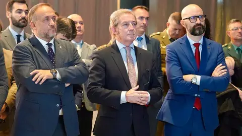 Inauguración de la VII Feria del Empleo, Innovación y Emprendimiento de León, organizada por la Cámara de Comercio, con la asistencia del alcalde, José Antonio Diez. Foto: Campillo.