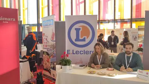 Inauguración de la VII Feria del Empleo, Innovación y Emprendimiento de León, organizada por la Cámara de Comercio, con la asistencia del alcalde, José Antonio Diez. Foto: M.A. García.