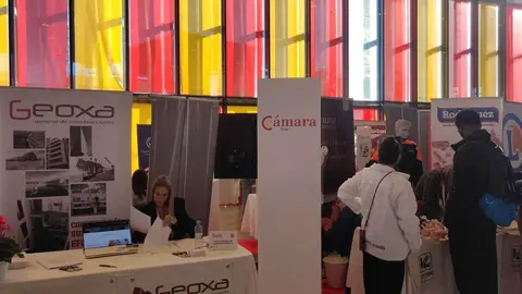 Inauguración de la VII Feria del Empleo, Innovación y Emprendimiento de León, organizada por la Cámara de Comercio, con la asistencia del alcalde, José Antonio Diez. Foto: M.A. García.