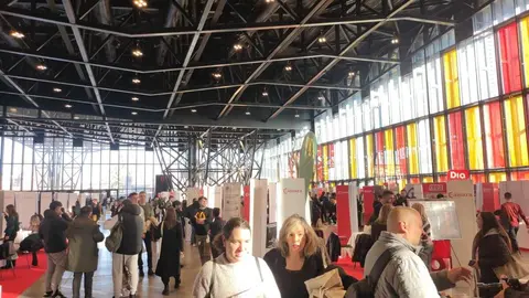 Inauguración de la VII Feria del Empleo, Innovación y Emprendimiento de León, organizada por la Cámara de Comercio, con la asistencia del alcalde, José Antonio Diez. Foto: M.A. García.