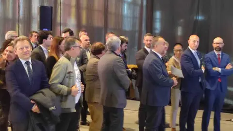 Inauguración de la VII Feria del Empleo, Innovación y Emprendimiento de León, organizada por la Cámara de Comercio, con la asistencia del alcalde, José Antonio Diez. Foto: M.A. García.