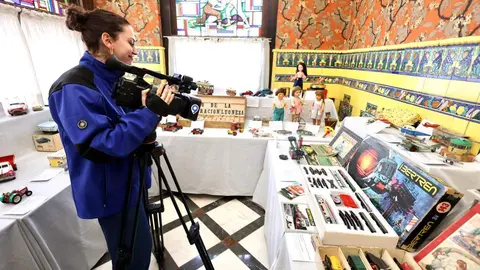 Acto de presentación y apertura al público de la exposición benéfica ‘El juguete español. Un siglo de historia. 1880-1980’. Foto: Campillo