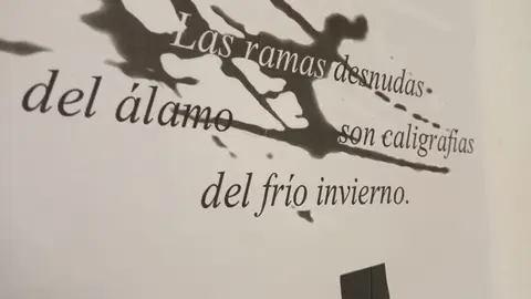 'Instantes de Cristal': haikus y poesía visual de Gustavo Vega en León. El poeta leonés presenta en la galería IA del colegio marista San José una muestra de 14 obras en las que explora la “poesía pura” a través del haiku y la imagen.